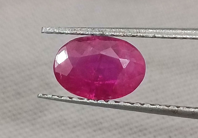 GSI Certified 1.07ct Pigeon Blood Red Ruby, Untreated