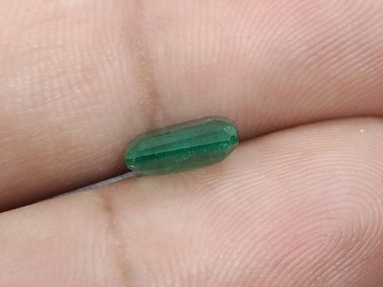 1.64ct Medium Deep Green Natural Swat Emerald Octagon Cut Loose Gemstone
