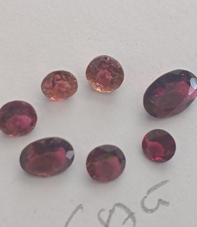 Rubellite tourmaline lot of 5.87ct