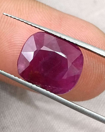 Big size 5.81ct Natural African Ruby unheated loose gemstone