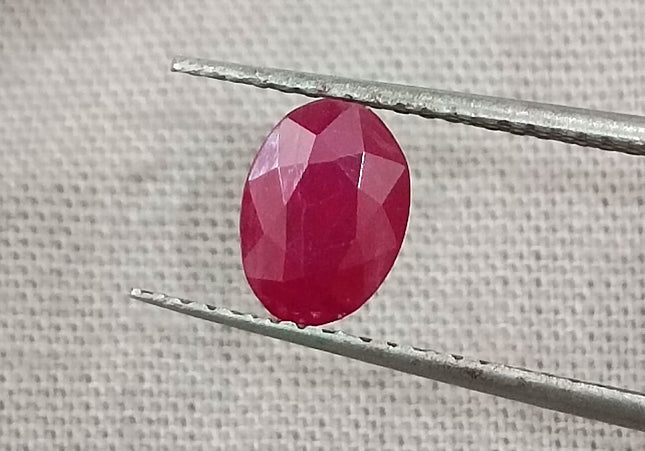 GSI Certified 1.03ct Mozambique Ruby, Natural Untreated Ruby