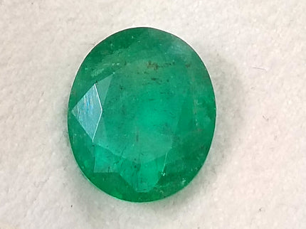 Natural Emerald 6.23ct Certified Zambian Origin Medium Deep Green Gemstone