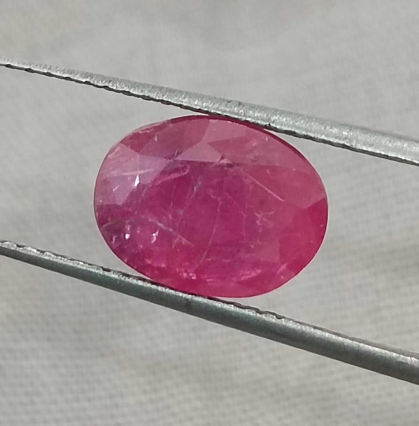 2.72ct African Ruby Certified By GSI, Natural Untreated Gemstone