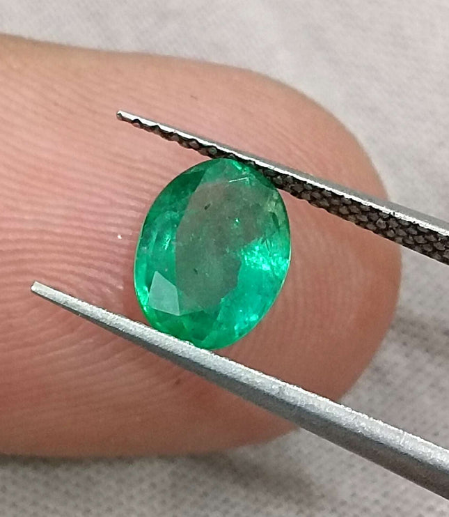 Certified 1.02ct Zambian Natural Emerald