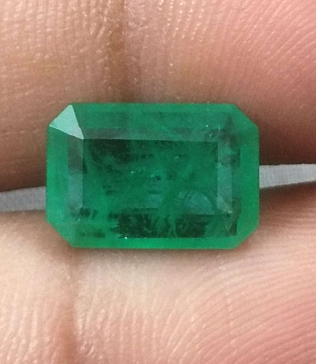 2.87ct Certified Zambian Natural Emerald Stone