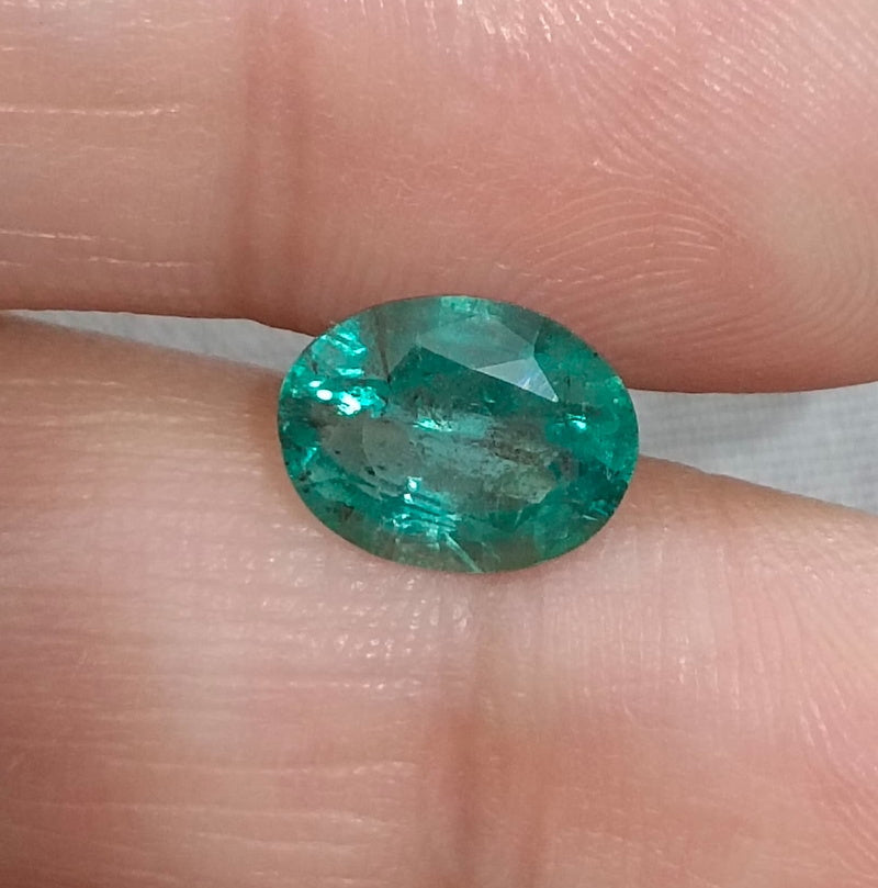 1.84ct Zambian Emerald, 100% Natural Earth Mined Gemstone