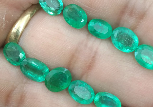 16.18ct Natural Zambian Emerald Parcel Earth Mined Loose Gemstones