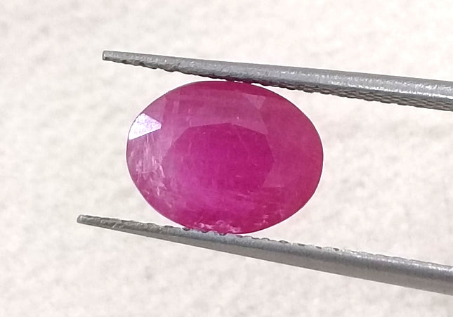 GSI Certified 2.07ct Mozambique Ruby, Natural Untreated Gemstone