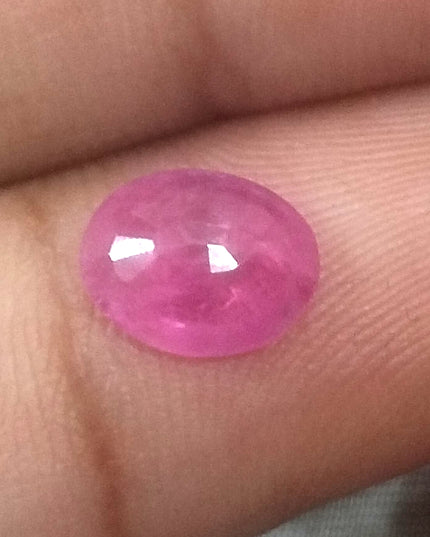 2.22ct GSI Certified Burmese Ruby Untreated Unheated Loose Gemstone