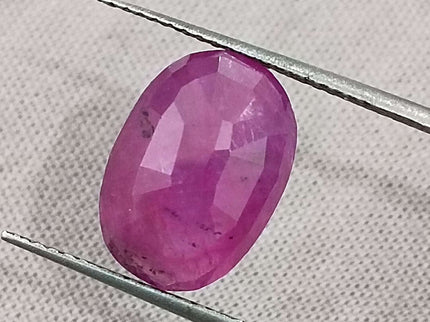 African Ruby 4.73ct Untreated Oval Cut Loose Gemstone