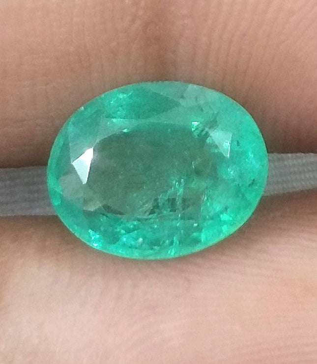 3.29ct Certified Zambian Natural Emerald Stone