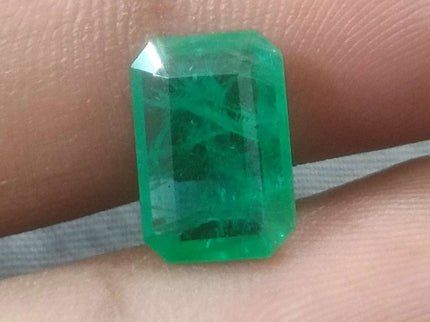 2.87ct Certified Zambian Natural Emerald Stone