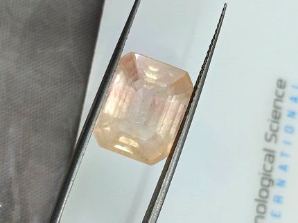 Padparadscha Sapphire 7.96ct Natural Sri Lanka Origin Pinkish Orange Unheated Loose Gemstone