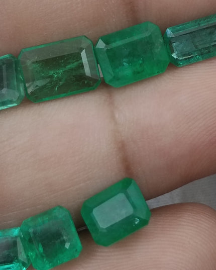 13.63ct Natural Zambian Emerald Parcel Earth Mined Loose Gemstones
