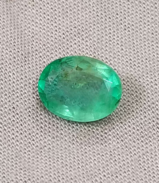 Panjshir Emerald 2.60ct Certified Natural Sea Green Stone