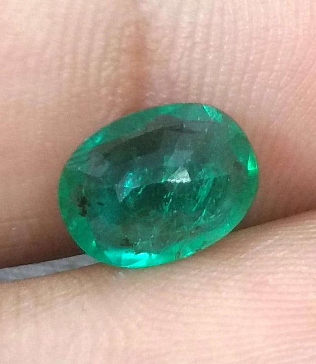 1.76ct Certified Natural Zambian Emerald Stone