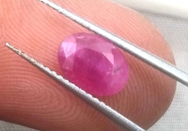 1.20ct Mozambique Red Ruby Unheated Untreated Loose Gemstone