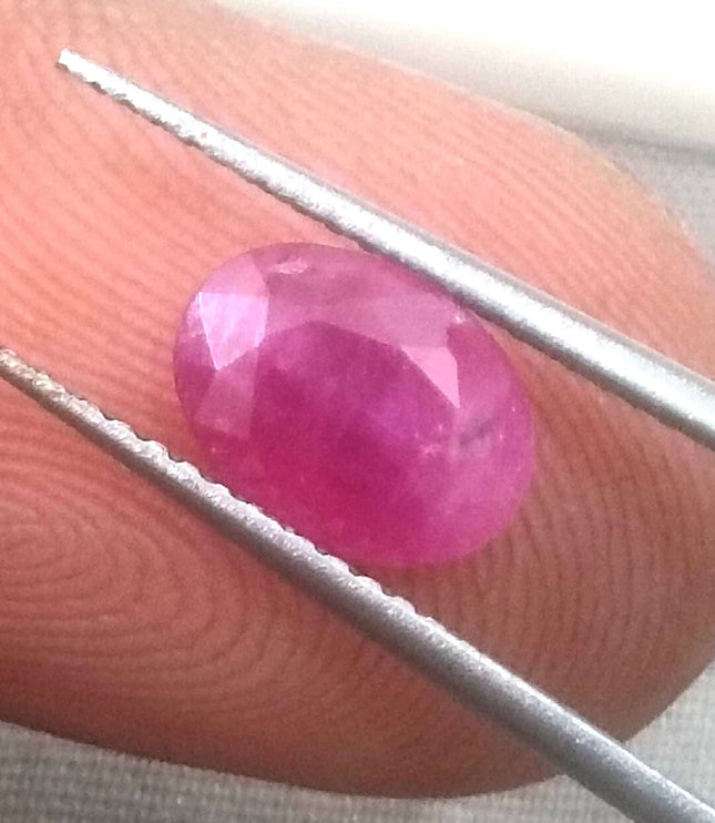 1.20ct Mozambique Ruby, Certified Untreated Gemstone