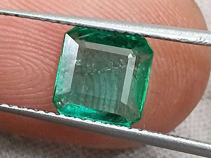 1.38ct Natural Zambian Emerald GSI Certified