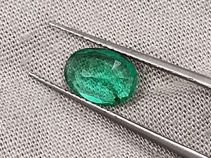 Certified 1.24ct Zambian Natural Emerald