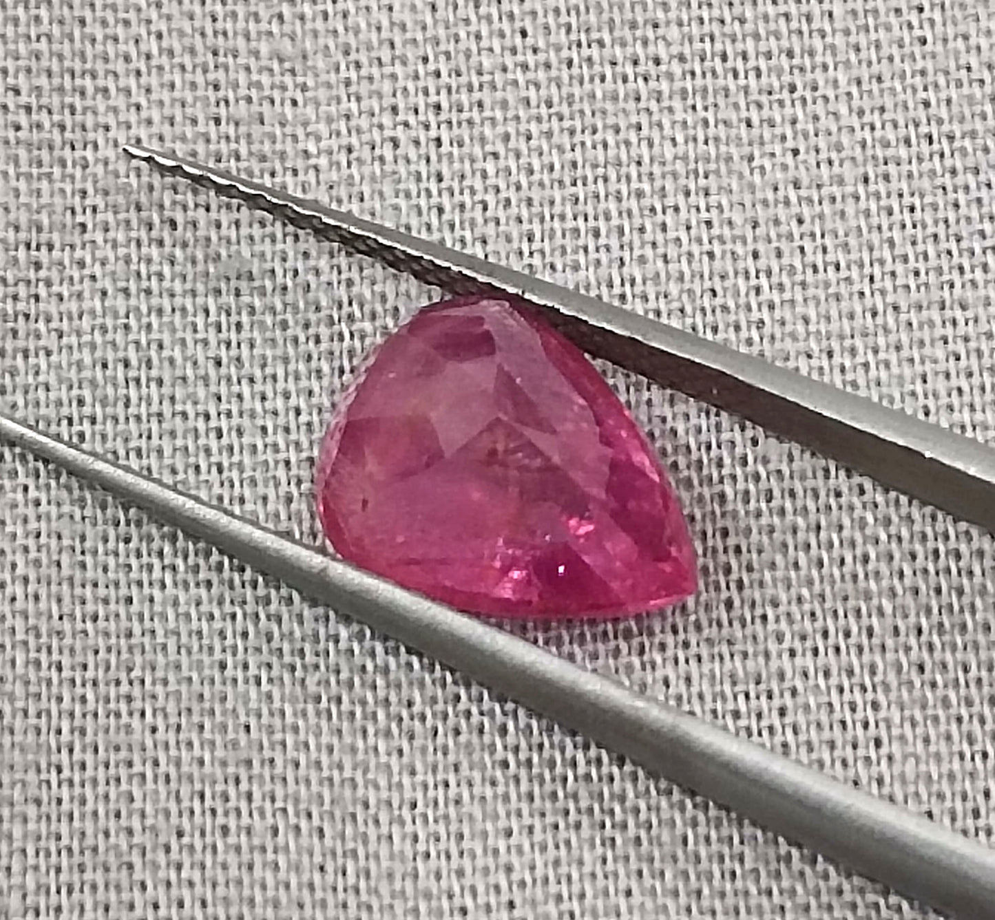 GSI Certified 4.12ct Mozambique Ruby, Natural Untreated Gemstone