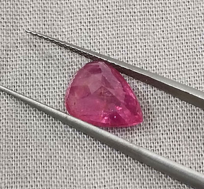 GSI Certified 4.12ct Mozambique Ruby, Natural Untreated Gemstone