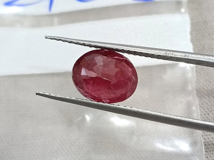 2.29ct untreated Natural Ruby Mozambique SGL Certified Rasberry Red