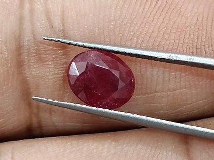 2.29ct untreated Natural Ruby Mozambique SGL Certified Rasberry Red