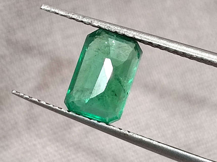 1.35ct Panjshir Emerald, Certified Natural minor oiled Stone