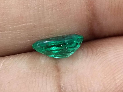 Certified 1.24ct Zambian Natural Emerald