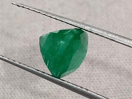 Zambian Emerald 2.80ct Deep Leaf Green Cushion Cut Loose Stone