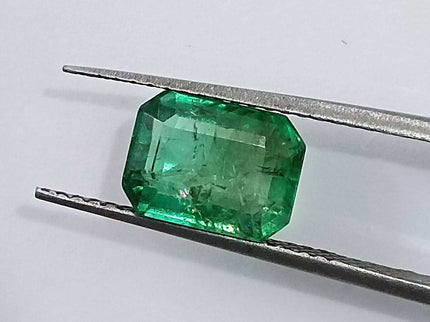 Certified 1.62ct Natural Zambian Emerald