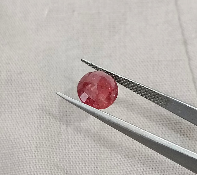 2.09ct Unheated Ruby Mozambique Natural Deep Orangish Red SGL Certified Loose Gemstone