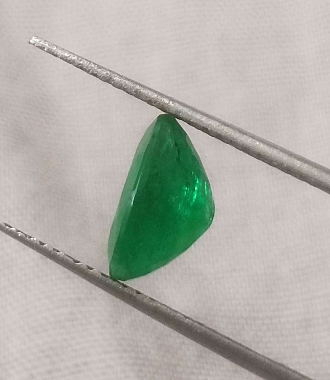 1.72ct Certified Natural Zambian Emerald.