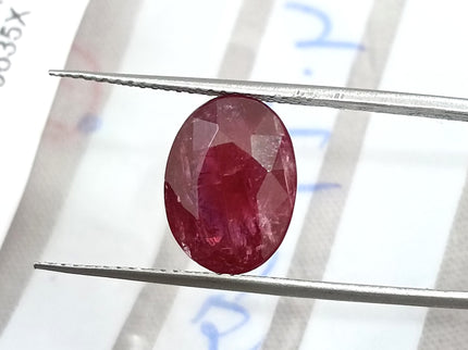 4.79ct Untreated Ruby Natural Mozambique SGL Certified Wine Red Loose Gemstone
