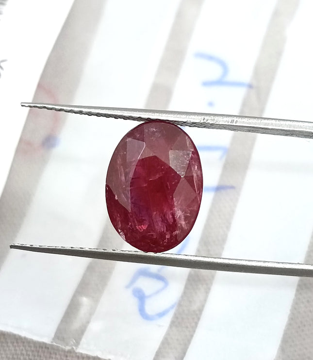 4.79ct Untreated Ruby Natural Mozambique SGL Certified Wine Red Loose Gemstone