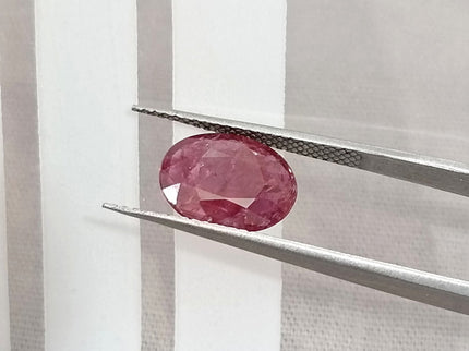 2.19ct Natural Ruby Untreated Mozambique SGL Certified Deep Cranberry Red Stone
