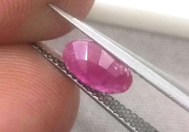 1.20ct Mozambique Red Ruby Unheated Untreated Loose Gemstone