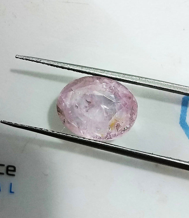 5.17ct Unheated Pink Sapphire Natural Sri Lanka Oval Cut Gemstone