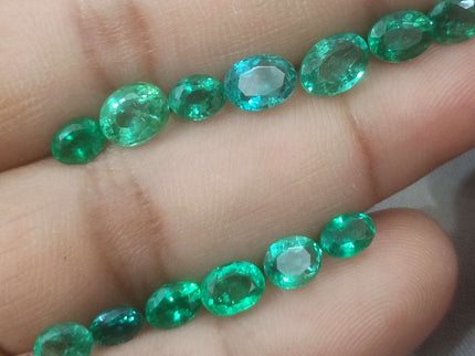 8.40ct Zambian Natural Emerald Parcel