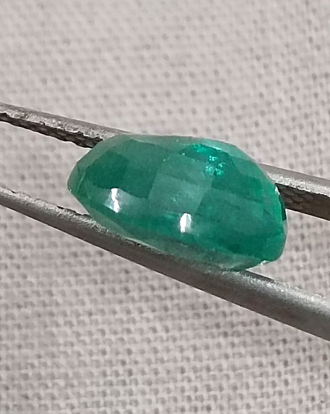GSI Certified 2.07ct Zambian Emerald, Natural Loose Gemstone