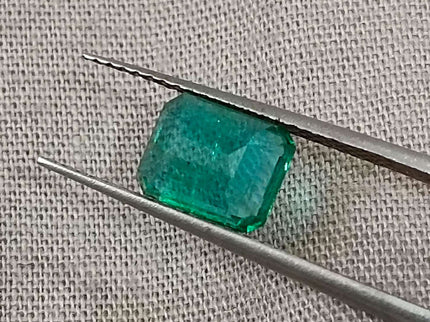 Certified 1.57ct Zambian Natural Emerald