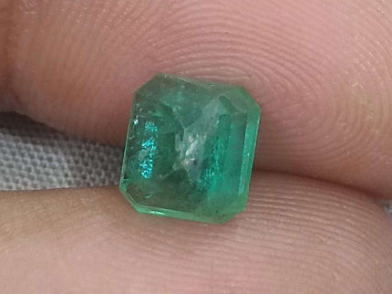 Zambian Emerald 2.24ct Certified Natural Octagon Cut Loose Gemstone