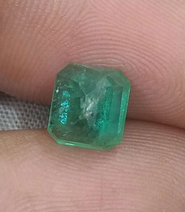 Zambian Emerald 2.24ct Certified Natural Octagon Cut Loose Gemstone