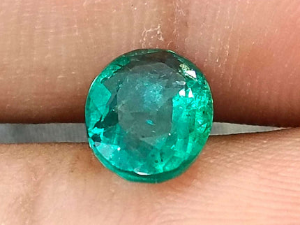 Certified 1.57ct Natural Zambian Emerald Stone