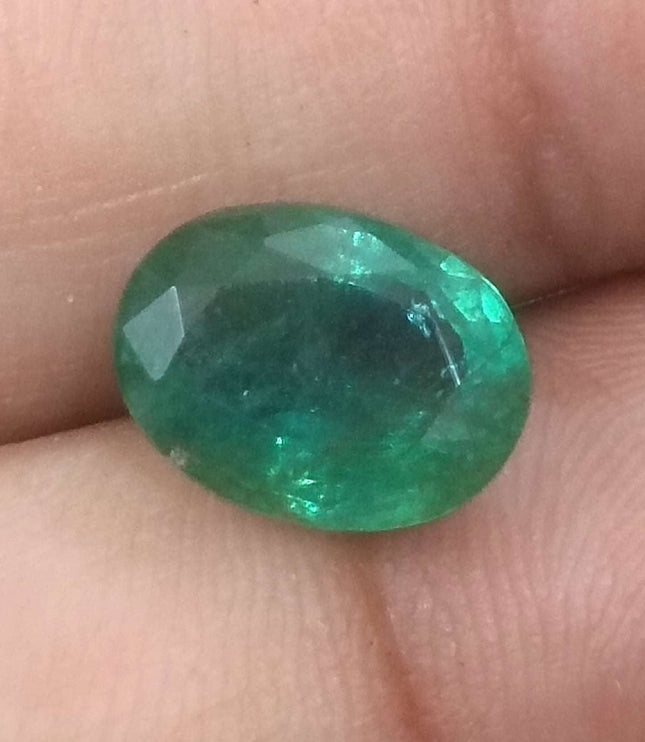 3.82ct Certified Natural Zambian Emerald Stone