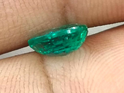 1.70ct Certified  Natural Zambian Emerald Stone