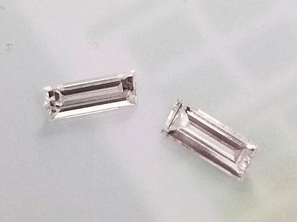 0.51ct Matched Diamond(CVD) Pair F-G 0.51ct Baguette Cut