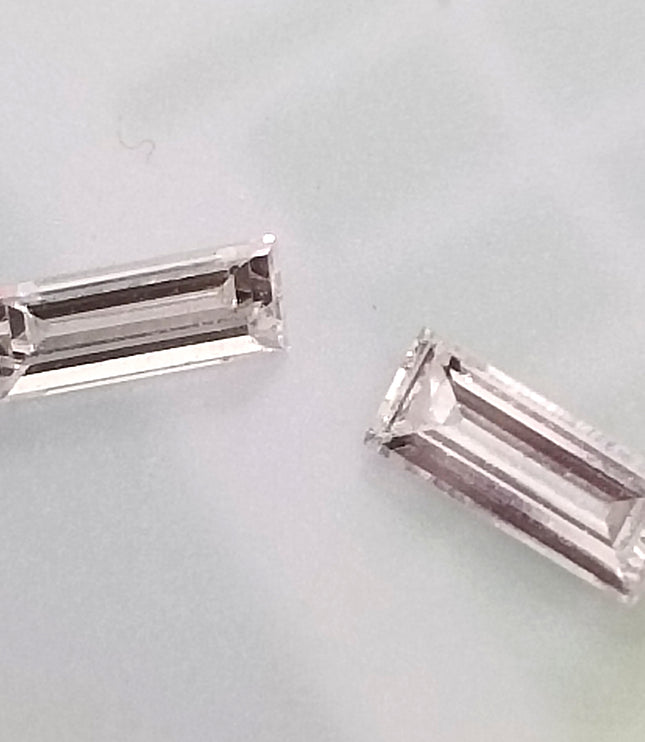 0.51ct Matched Diamond(CVD) Pair F-G 0.51ct Baguette Cut