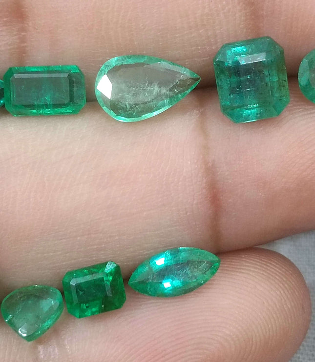 9.00ct Natural Zambian Emerald Parcel.